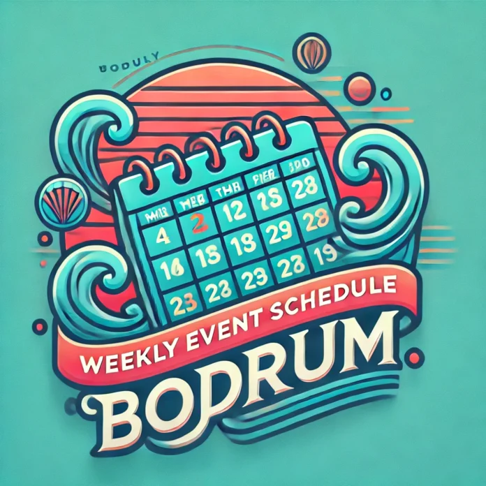 Weekly Event Schedule in Bodrum