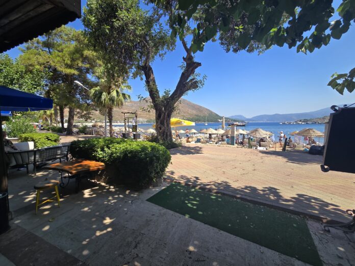 Free Sunbed, Umbrella, and WiFi at Gölmar Beach, İçmeler, Marmaris