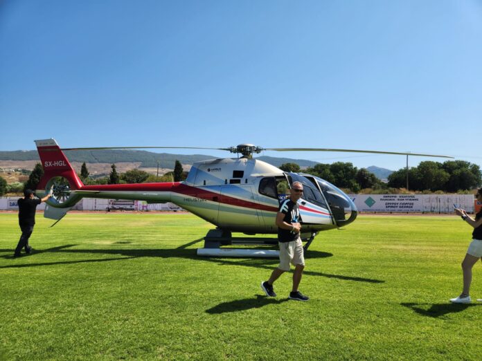 Helicopter Getaway to Mykonos