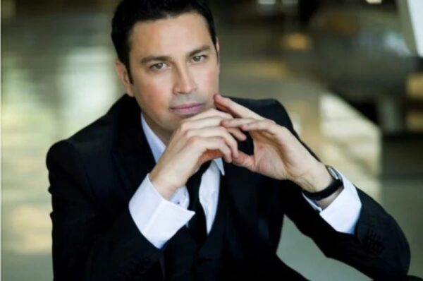 Mario Frangoulis Enjoys Turkish Tea in Bodrum