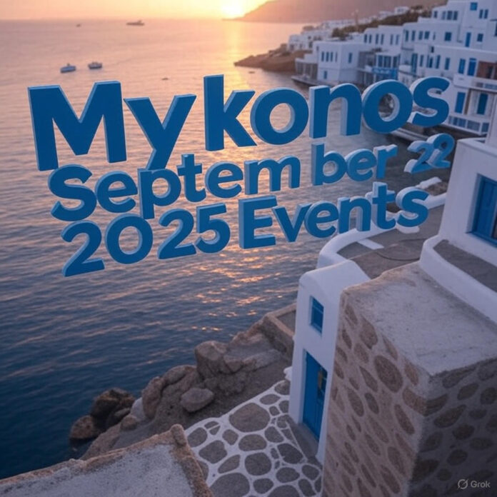 Mykonos September 2025 Events