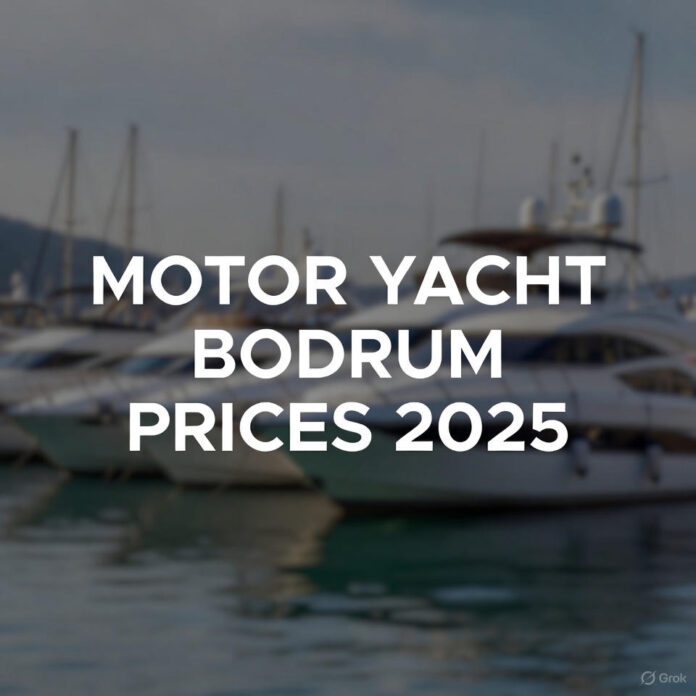 Motor Yacht Bodrum Prices 2025
