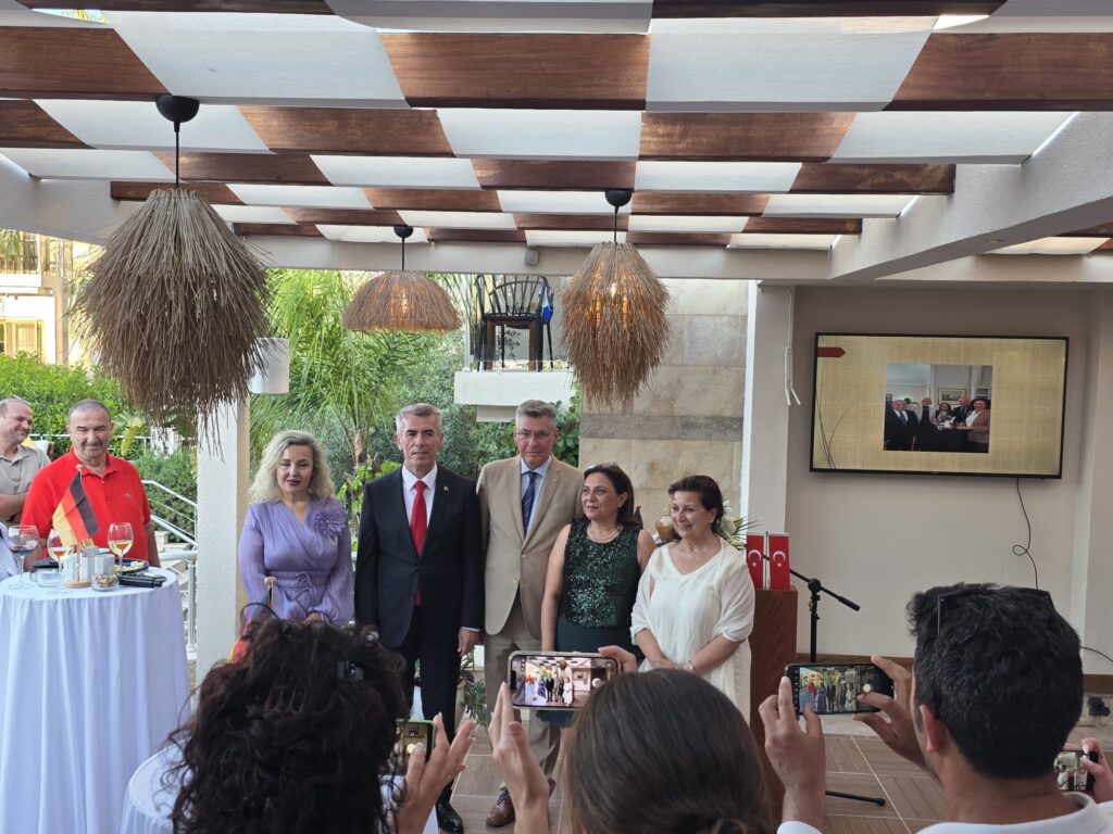 International diplomatic reception in Bodrum highlighting Turkish-German relations and elite hospitality at Bodrium Hotel & Spa