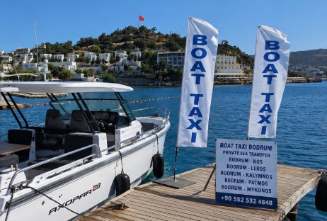 GATEWAY TO KOS, LEROS, KALYMNOS, PATMOS AND MYKONOS – Luxury private speedboat and yacht transfers from Bodrum to the Greek Islands, offering fast, comfortable, and VIP sea transportation across the Aegean Sea.