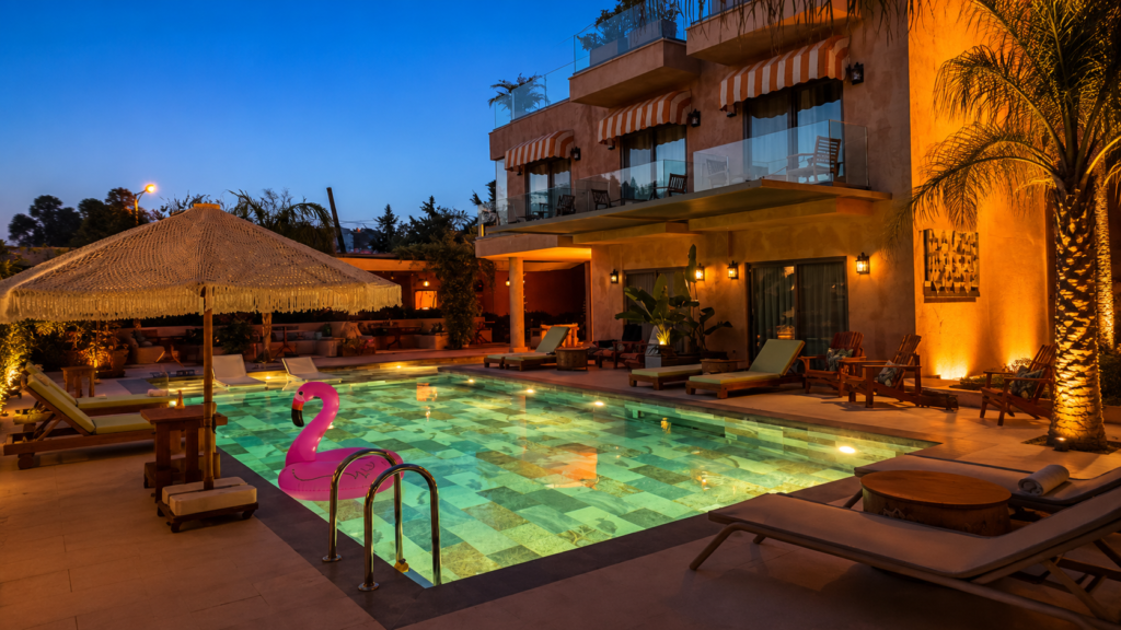 Sezz Hotel Yalıkavak luxury boutique hotel in Yalıkavak, Bodrum featuring elegant suites, outdoor swimming pool, modern design, and premium hospitality. +90 552 532 4848