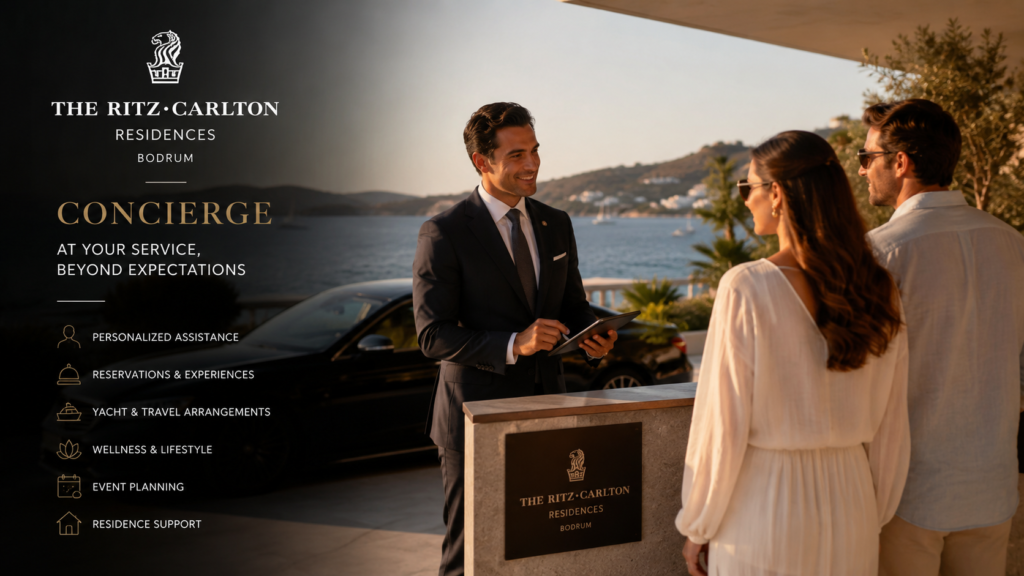 The Ritz-Carlton Residences Bodrum Concierge Services – Luxury Yacht, Speedboat and VIP Travel